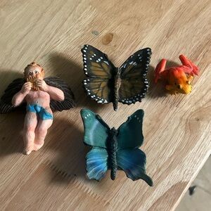 Corlett Collectables 90’s Resin Angel Butterfly Frog Magnet Ser